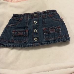 Baby blue Jean skirt